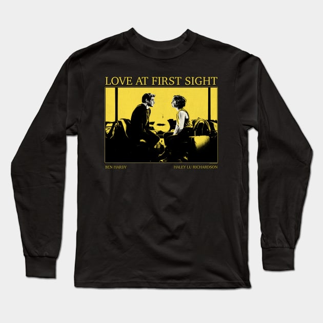 love at first sight retro Long Sleeve T-Shirt by Genetics art